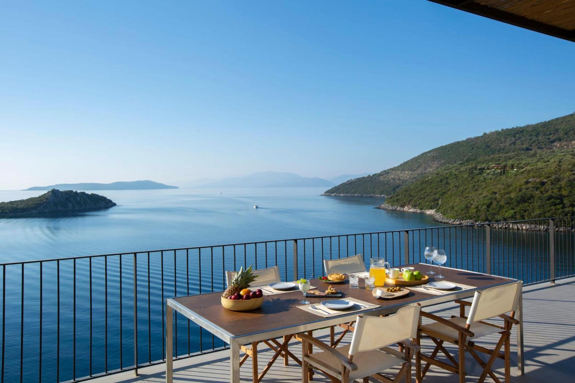 Villa Kalamos - Modern Villa In Sivota Bay With Direct Access To Sea 外观 照片