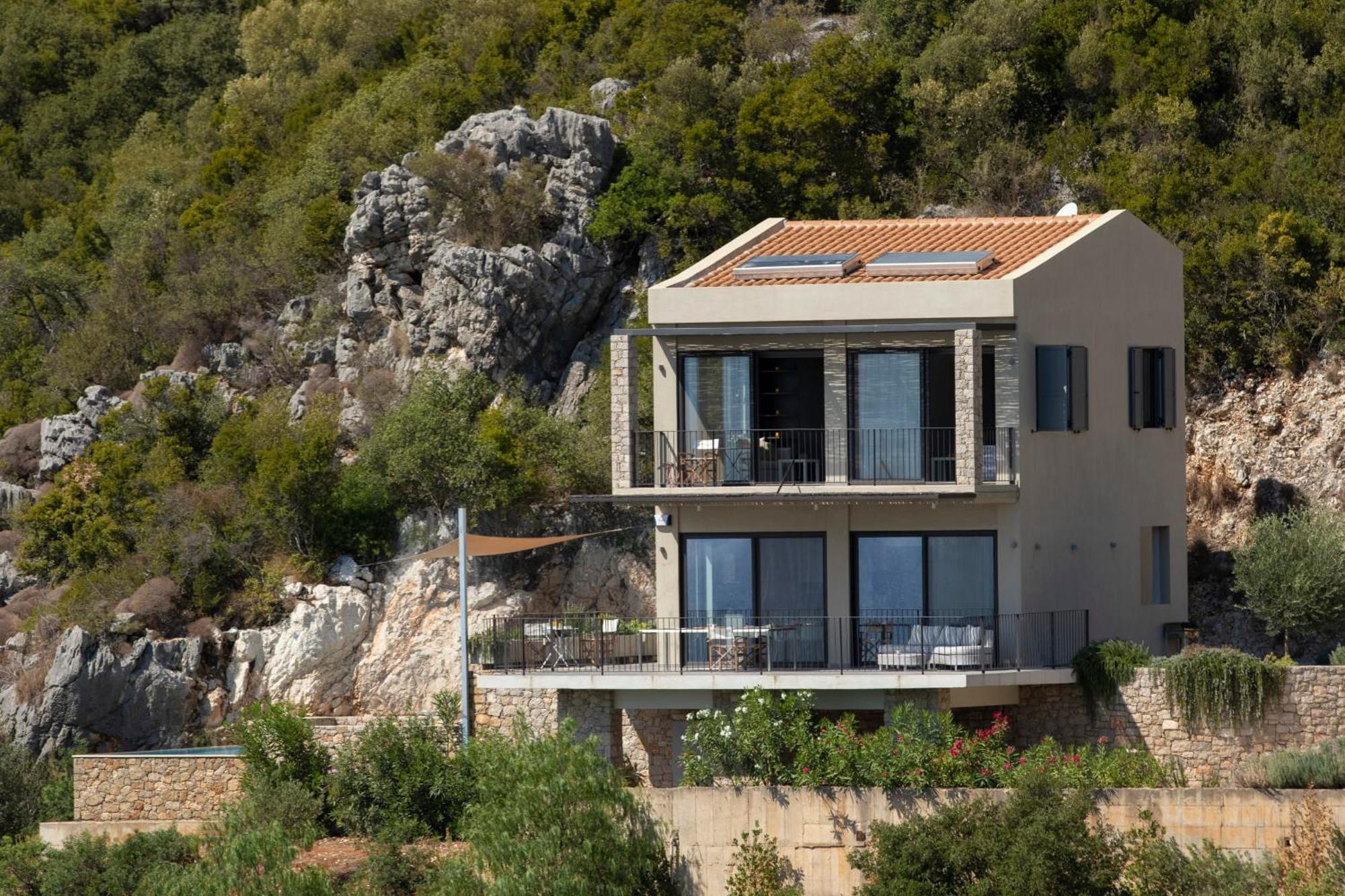 Villa Kalamos - Modern Villa In Sivota Bay With Direct Access To Sea 外观 照片
