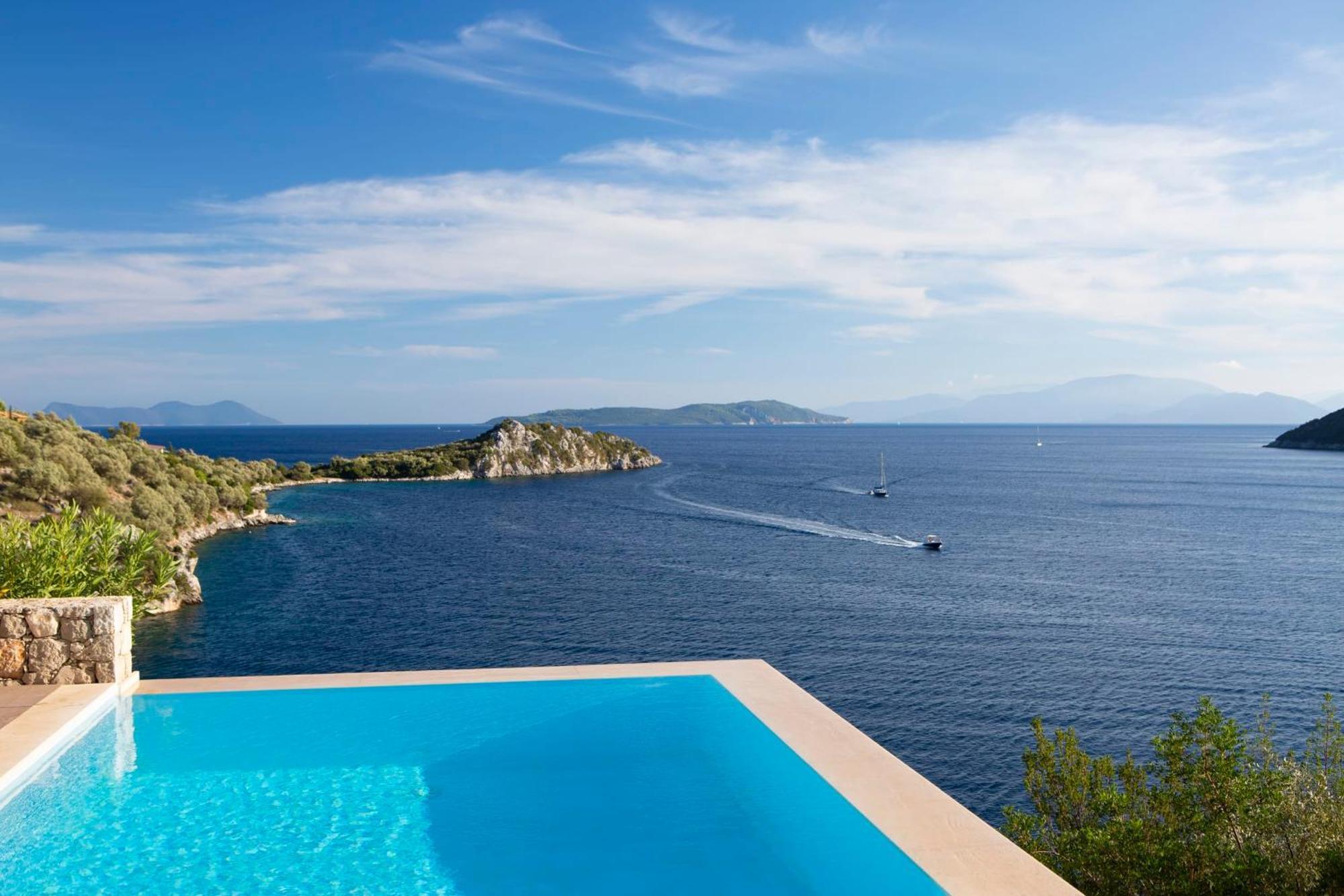 Villa Kalamos - Modern Villa In Sivota Bay With Direct Access To Sea 外观 照片
