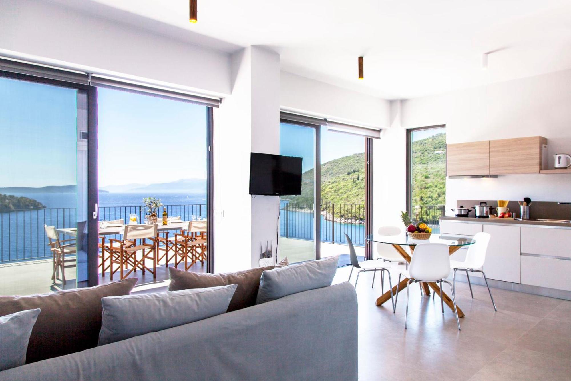 Villa Kalamos - Modern Villa In Sivota Bay With Direct Access To Sea 外观 照片